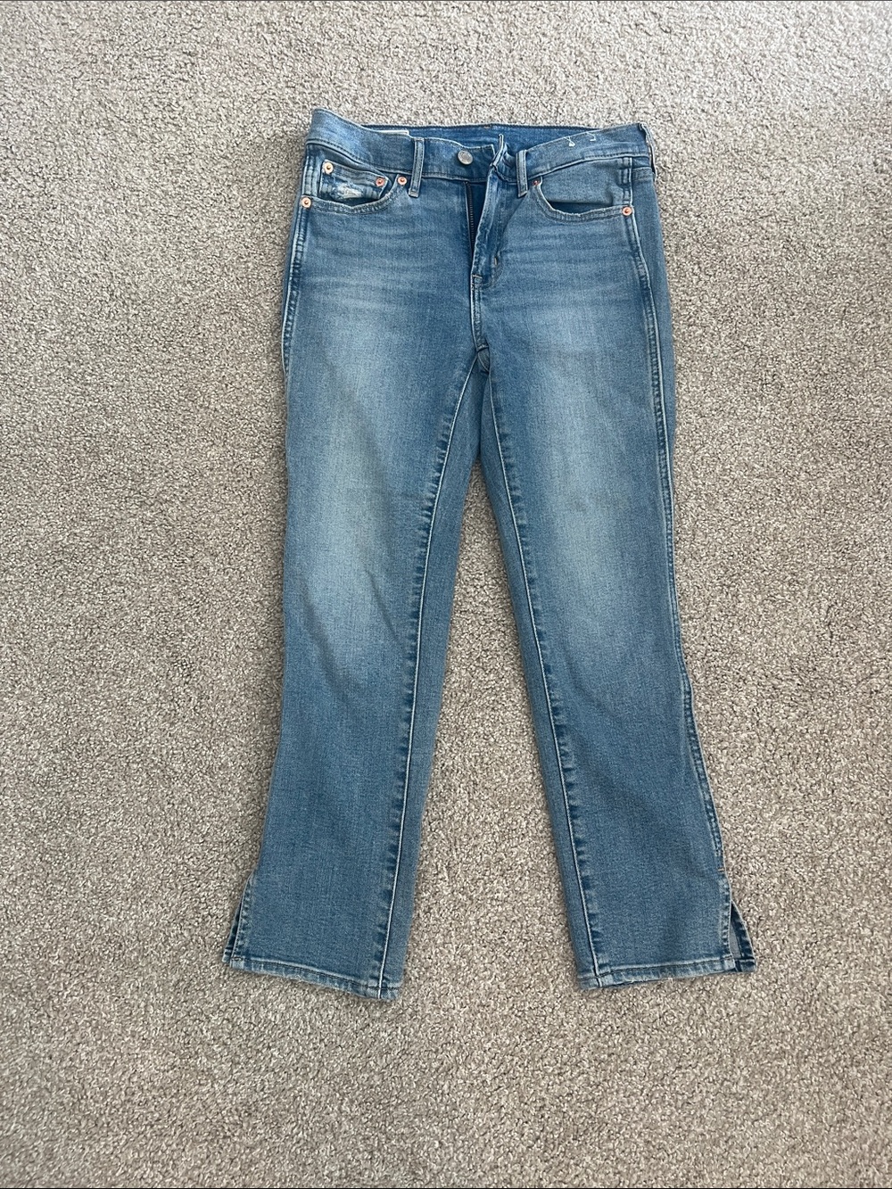 GAP Straight Leg Women's Jeans in Medium Blue Size 26/2 Short
